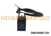 Đầu nối van điện từ cáp đúc chống nước DIN43650C IP67 có đèn LED