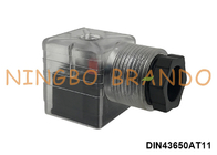 DIN43650A PG11 2P + E Solenoid Coil Connector với chỉ số LED IP65 AC DC