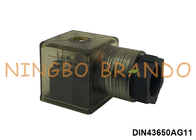 PG11 2P + E DIN43650A Máy kết nối van điện cực với đèn LED IP65 AC DC