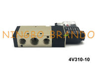 4V 310-10 3/8 &quot;NPT Airtac Loại điều khiển điện Van điện từ 5/2 Cách thí điểm nội bộ AC220V DC24V