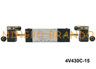 PT 1/2 &quot;4V430C-15 Loại Airtac Đóng trung tâm Van điện từ đảo ngược 5/3 Cách AC110V AC220V