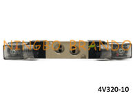 4V320-10 5/2 Cách 3/8 &quot;Van điện từ cuộn dây đôi được thí điểm nội bộ AC220V DC24V PCB