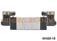 1/2 '' NPT BSPT 5/2 Way 4V420-15 Van khí nén điện từ điều khiển hướng không khí