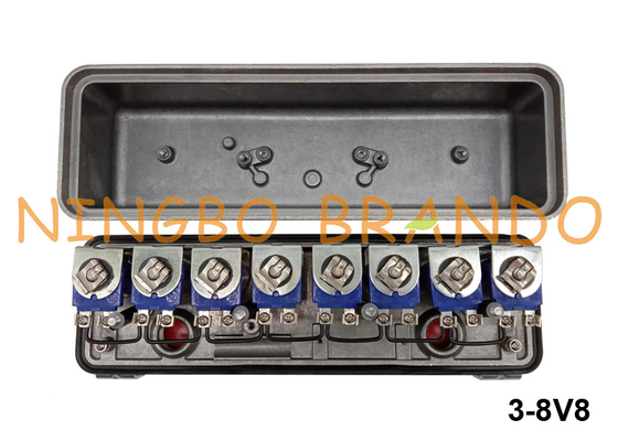 3-8V8 Loại Goyen Van thí điểm điện từ 12VDC 24VDC 110VAC 220VAC