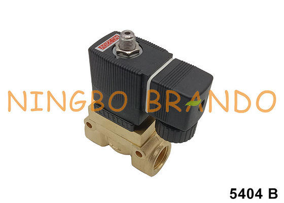 5404 B 12.0 40 bar Van điện từ bằng đồng thau cho máy nén khí 1/2''