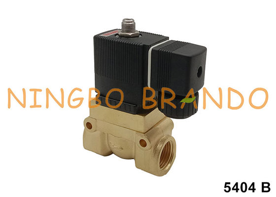 5404 B 12.0 40 bar Van điện từ bằng đồng thau cho máy nén khí 1/2''