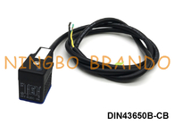 DIN43650B IP67 Đầu nối cuộn dây điện từ đúc chống nước với đèn LED