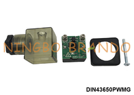 DIN43650A Khối kết nối cuộn dây van điện điện điện tiết kiệm 220VAC 2P+E IP65