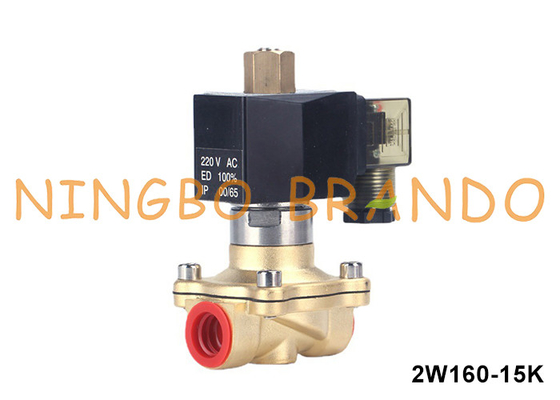 1/2' bình thường mở đồng van điện cực cho nước không khí khí lỏng 24VDC 220VAC
