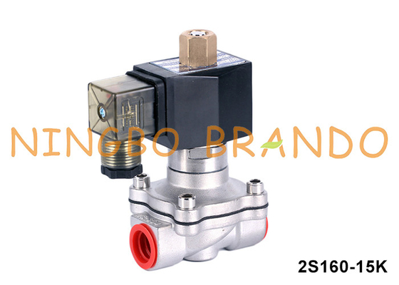 1/2'' 2 Way bình thường mở nước thép không gỉ van điện tử 220V 110V 24V 12V