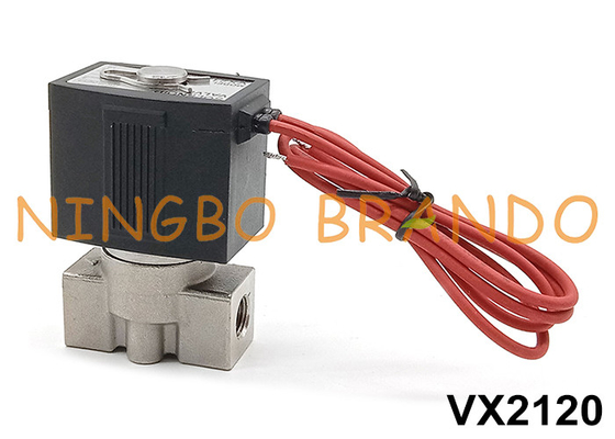 SMC loại VX2120-02 Ventil điện tử thép không gỉ 1/4' 24V 220V
