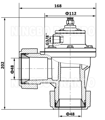 BFEC MF-ZM-40S 1.5 'Remote Pilot Pulse Jet Valve với nút cố định