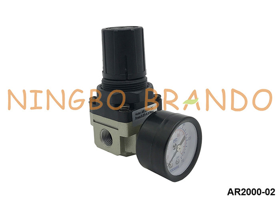 AR2000-02 SMC loại Máy điều chỉnh áp suất không khí khí với gauge 1/4'' 10 bar