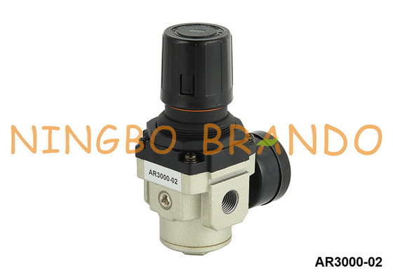 AR3000-02 Máy điều chỉnh áp suất không khí khí có chiều rộng 1/4'' 1 MPa