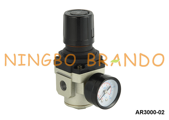 AR3000-02 Máy điều chỉnh áp suất không khí khí có chiều rộng 1/4'' 1 MPa