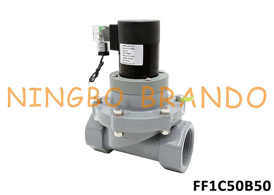 2' CPVC Anti Corrosive Solenoid Valve cho hóa chất axit kiềm 24V 220V