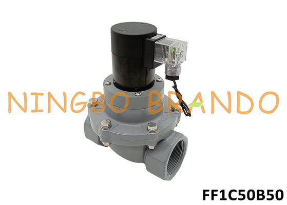 2' CPVC Anti Corrosive Solenoid Valve cho hóa chất axit kiềm 24V 220V