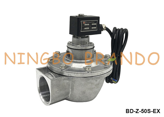 2'' Ventil phun xung điện tử chống nổ cho máy thu bụi 220V 110V 24V