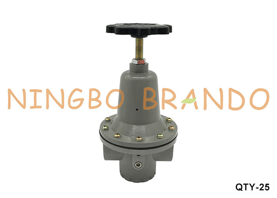 QTY-25 1'' 10 bar Pneumatic Air Regulator Pressure Reducing Valve Với Gauge