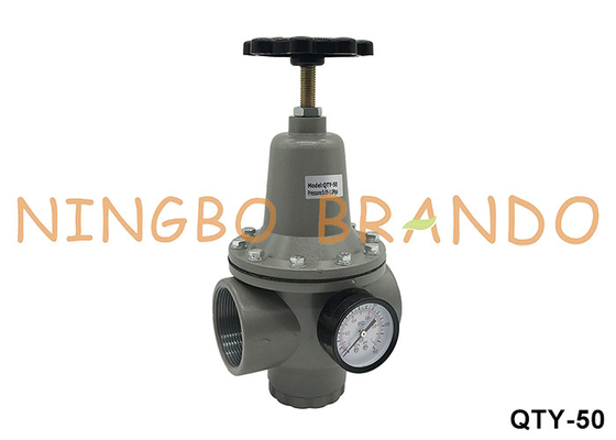 QTY-50 2'' 1 MPa Máy điều chỉnh không khí khí áp suất giảm van với gauge