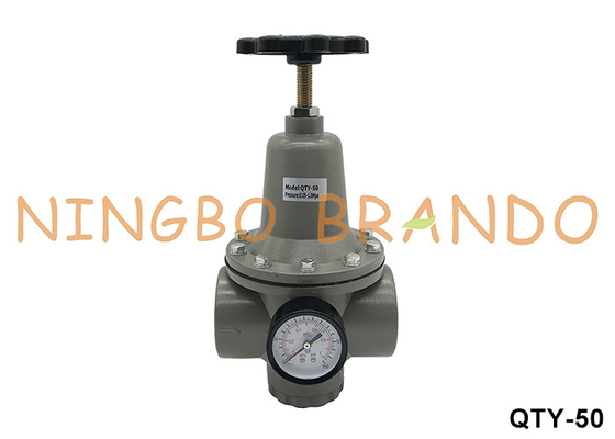 QTY-50 2'' 1 MPa Máy điều chỉnh không khí khí áp suất giảm van với gauge