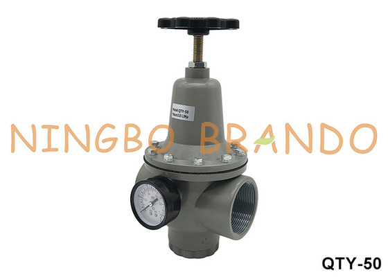 QTY-50 2'' 1 MPa Máy điều chỉnh không khí khí áp suất giảm van với gauge