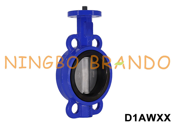 DN25 đến DN1200 loại Wafer không đầu Butterfly Valve Carbon Steel
