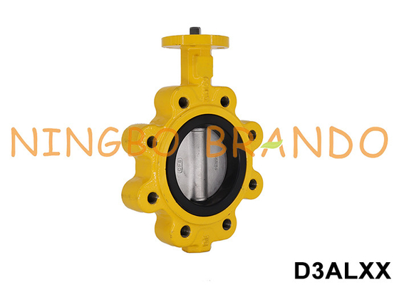 DN40 đến DN800 Ventil bướm loại Lug không đầu với ghế cứng