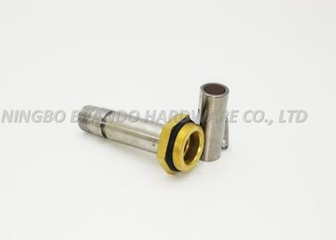 Không có rãnh 430FR lõi di chuyển / vật liệu hỗn hợp Solenoid gốc với Brass Lầu năm góc ghế