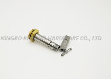 Không có rãnh 430FR lõi di chuyển / vật liệu hỗn hợp Solenoid gốc với Brass Lầu năm góc ghế