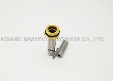 Không có rãnh 430FR lõi di chuyển / vật liệu hỗn hợp Solenoid gốc với Brass Lầu năm góc ghế