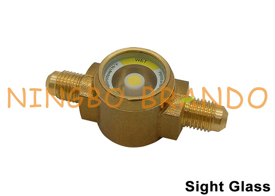 Danfoss Type 1/4' 3/8' SAE Flare Sight Glass cho tủ lạnh