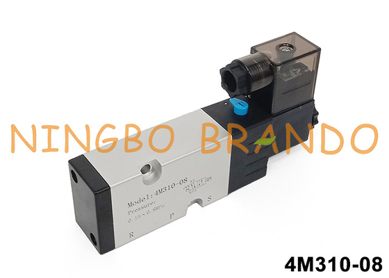 Airtac loại 4M310-08 Namur Pilot Solenoid Valve 5/2 Way 24V 220V