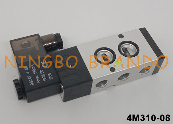 Airtac loại 4M310-08 Namur Pilot Solenoid Valve 5/2 Way 24V 220V