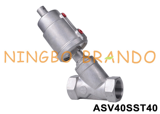 1-1/2' 'cửa ngắt dây chuyền DN40 Y loại Pneumatic Angle Seat Valve
