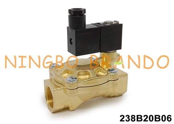 ASCO Type 238 Series 3/4 'Solenoid Valve với thân đồng 24V 110V 220V