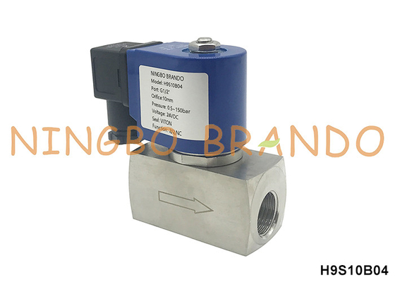 150 bar 1/2' cao áp lực van điện tử cho nước khí 24V 110V 220V