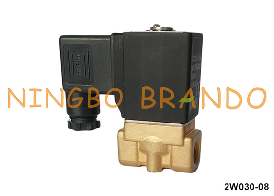 2W030-08 Airtac Type Brass Solenoid Valve For Water Air 1/4' 220V 110V 24V