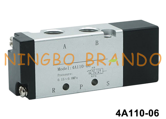 Van khí nén kiểu AirTac 4A110-06 1/8'' Van điều khiển khí nén 5/2 chiều NC