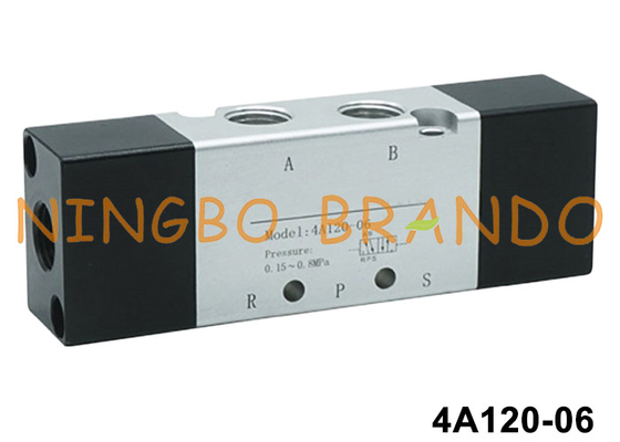 4A120-06 Airtac loại Pneumatic Air Pilot Valve 5/2 Way Double Control