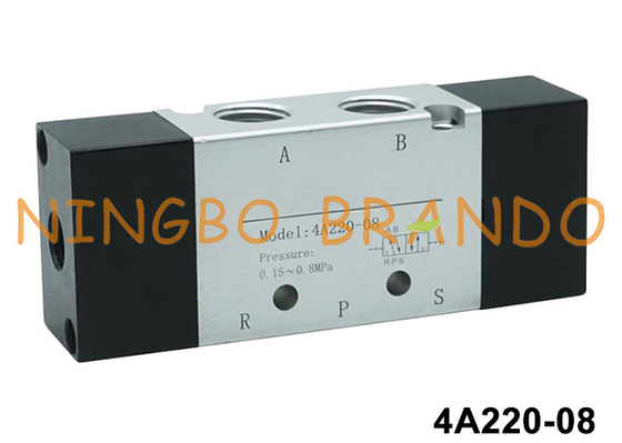 4A220-08 Máy phun điều khiển không khí khí khí nén hai cách 5 Way 2 Position