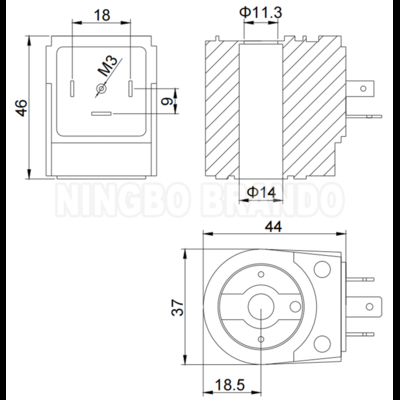 PM-60 Cuộn dây van xung Taeha Type 24VDC 110VAC 220VAC