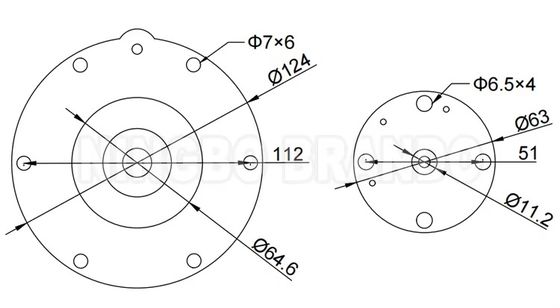 Bộ màng K4502 K4503 cho Van xung Goyen CA45T CA45DD 1.5 inch