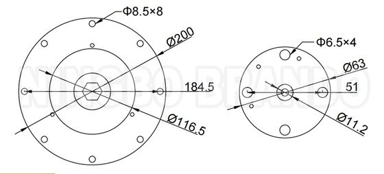 K10200 K10201 Bộ màng chắn cho Van xung Goyen 4'' CA102MM RCA102MM