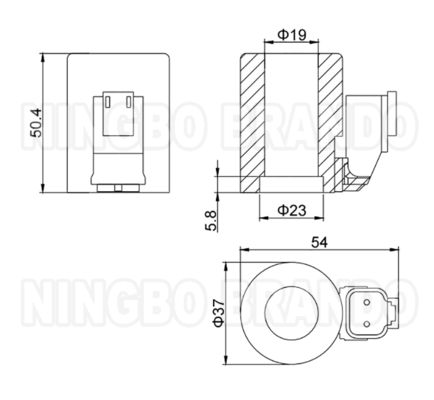 Bosch Rexroth loại dây chuyền van điện tử thủy lực DC12V DC24V 26W R901050010