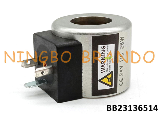 24VDC 26W Vòng cuộn van điện tử thủy lực cho máy đào Foton Lovol FR60