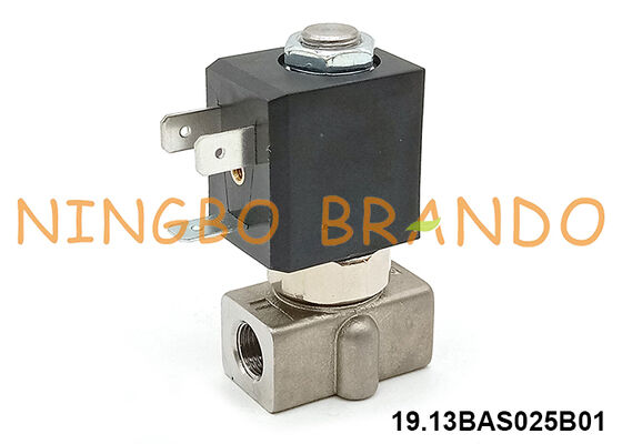 2 Way NC 30 bar Stainless Steel Solenoid Valve 1/8'' 1/4'' 220V 110V 24V 12V