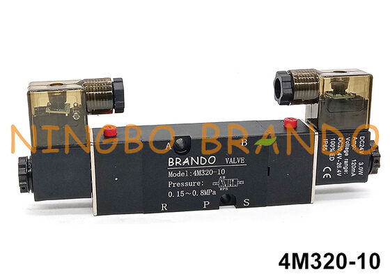 4M320-10 3/8' Airtac Type Namur Pneumatic Valve 5/2 Way