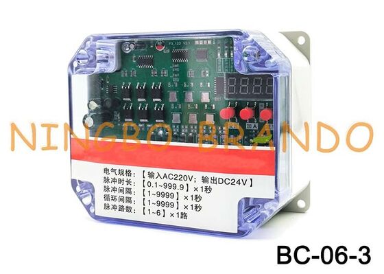 6 Lines Pulse Jet Valve Sequential Timer Controller cho máy thu bụi