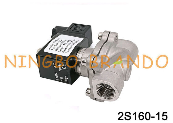 Van màng thép không gỉ 2S160-15 1/2 inch 2/2 chiều